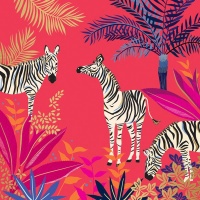 Zebra Card By Sara Miller London